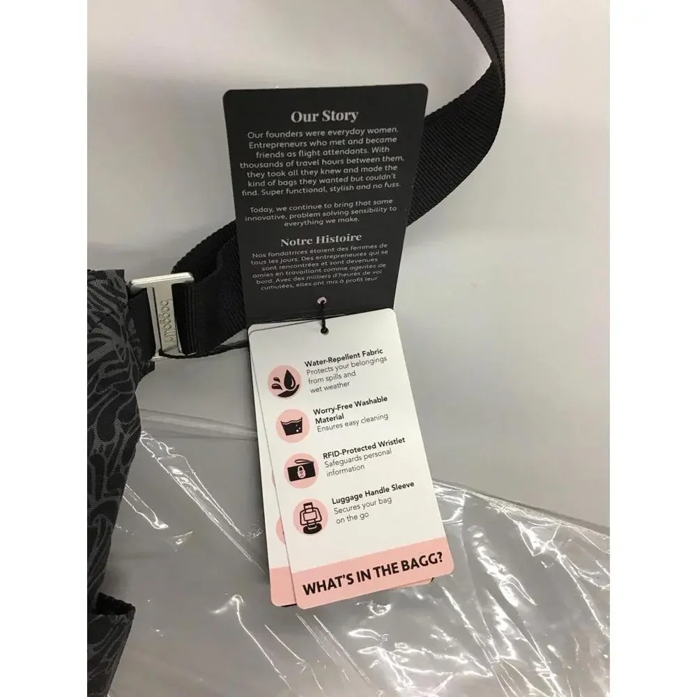 Baggallini everywhere bag patterned with adjustable strap and wallet new HSN - Picture 3 of 6